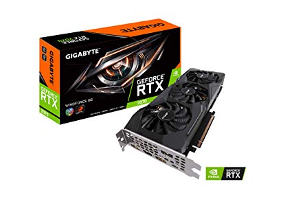 GIGABYTE GeForce RTX 2070 WINDFORCE 8G GGDR6 DisplayPort 1.4 HDMI 2.0b USB Type-C Triple Fan Design- GV-N2070WF3-8GC