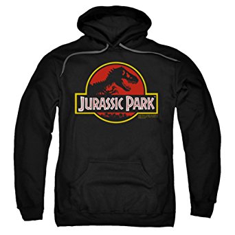 Jurassic Park Classic Logo Mens Pullover Hoodie