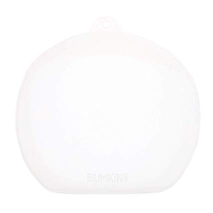 Bumkins Silicone Stretch Lid for 3-Section Grip Dish, Baby & Toddler Suction Plate, GD-Lid (SSL3-CLR)