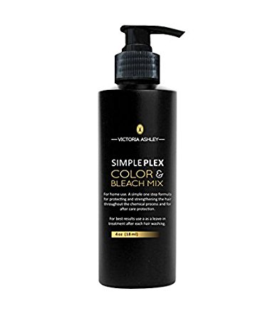 Victoria Ashley SimplePlex Hair Dye Treatment Magical Leave In Conditioner for Damaged, Dry, Processed Hair | 4oz
