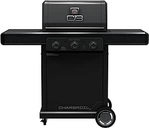 Char-Broil® Pro Series with Amplifire™ Infrared Technology 3-Burner Propane Gas Grill Cabinet, Black 463365124