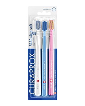 Curaprox 5460 Ultra Soft Toothbrush Trio Pack