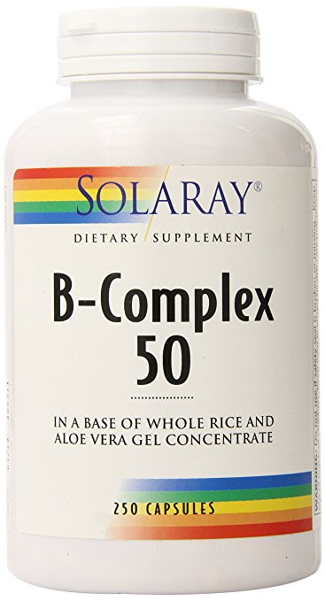 Solaray B-Complex 50 -- 250 Capsules