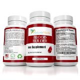 Blood Builder Iron Supplement 10030 With Vitamin C Folic Acid Vitamin B12 25mg of Iron for Gentle slow release Pill 10030 Helps Boost Red Blood Cell Production Anemia and Hemoglobin Production for Women