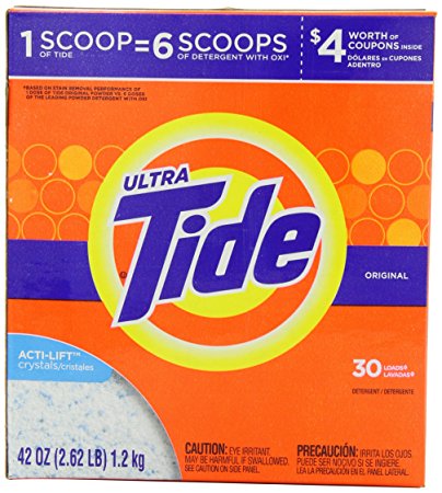 Tide Ultra Laundry Detergent Powder, Original Scent, 42 Ounce