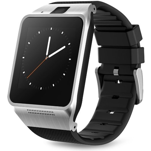 Padgene Bluetooth V30 SmartWatch for Samsung S3  S4  S5  Note 2  Note 3  Note 4 HTC M8  M9 Sony and Other Android Smartphones Black