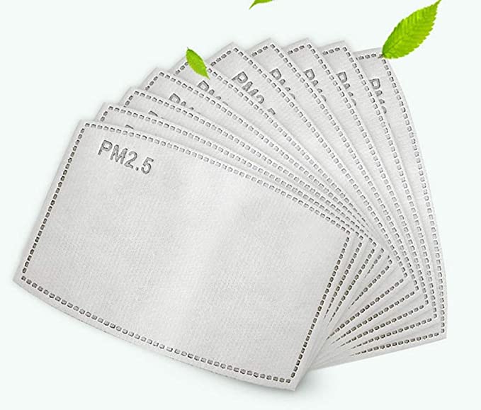 20Pcs PM2.5 Replaceable 5 Layers Activated Carbon Filters