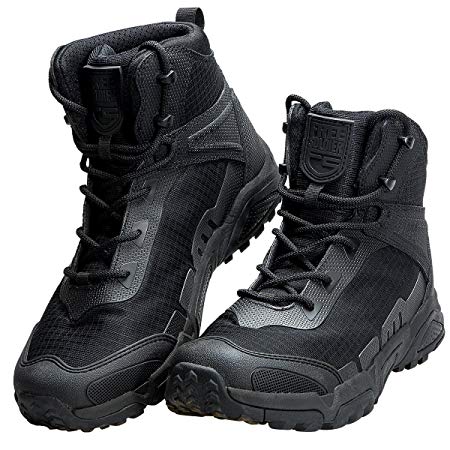 FREE SOLDIER Men’s Tactical Boots 6" inch Lightweight Combat Boots Durable Hiking Boots Military Desert Boots