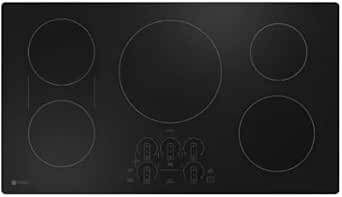 GE Built-In 5 Burner Black Induction Cooktop, PHP9036DTBB--