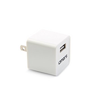 Omars 12W 2.4A Home Office Travel USB Wall Charger Adapter with Foldable Plug For iPhone, iPad, Samsung, Nexus and More