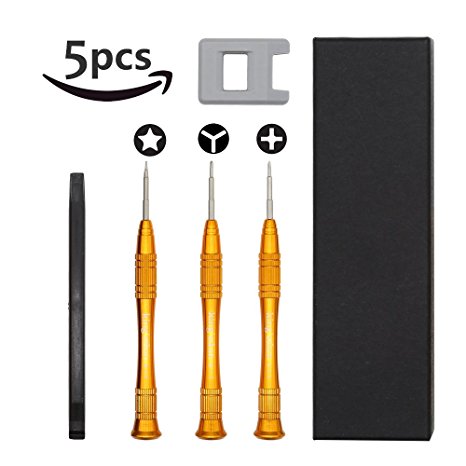 Kingsdun Iphone 7 repair Kit, Tripoint Y000 5-point pentalobe screwdriver 0.8(P2) & Philips PH000 for Apple Iphone7 7 Plus 6S Plus 6S 6 Plus 6 SE Repairing