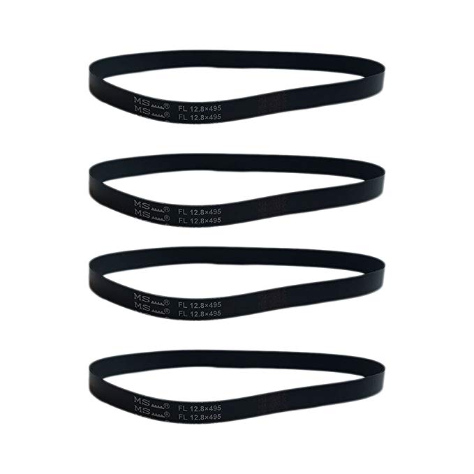 Think Crucial 4 Replacements for Eureka R Belt Fits 4800 SmartVac Series, Compatible With Part # 61110 & 61110B, Long Life & Durable