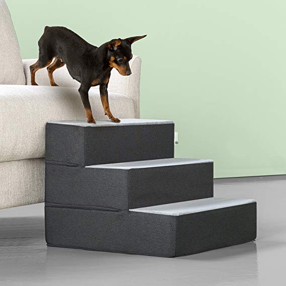 Zinus 2 Step Easy Pet Stairs/Pet Ramp/Pet Ladder