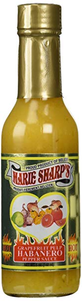 Marie Sharp's Grapefruit Pulp Habanero Hot Sauce 5oz