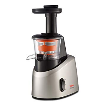 Tefal Infiny ZC255BIN Slow Juicer 200-Watt (Premium Silver and Dark Grey)