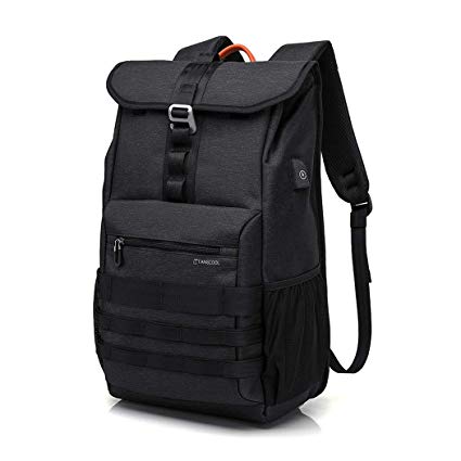 WindTook 28L Laptop Backpack for Women and Men Travel Computer Bag School College Daypack with USB Charging Port Suits 15.6 Inch Notebook (Volcanic Black)