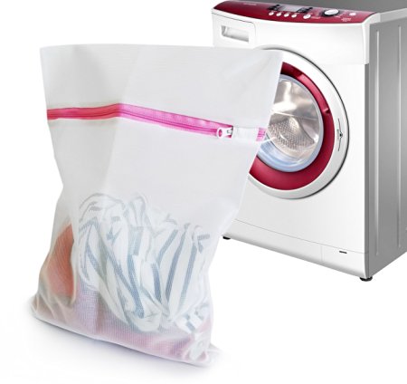 iLifeTech Laundry Bag Lingerie Wash Bag Socks Mesh Bags Small Size (White)