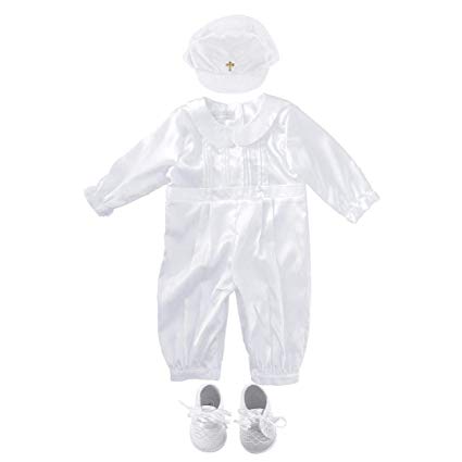 Bow Dream Baby Boy's 3 Pcs Set Christening Baptism Outfits