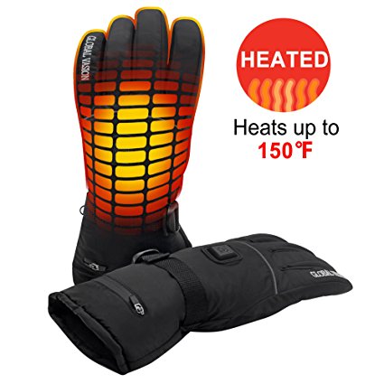 Rechargeable Battery Heated Gloves 3 Heat 7.4V