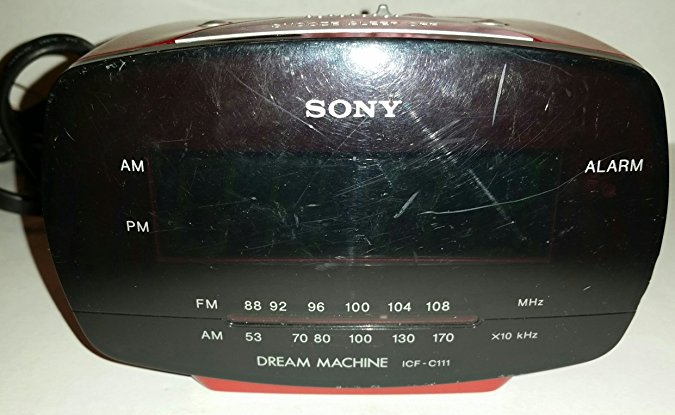 SONY ICF-C111WH AM/FM Dream Machine(R) Clock Radio (Discontinued by Manufacturer)