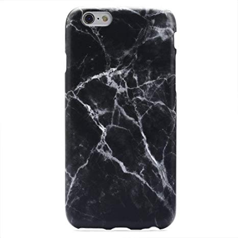 GOLINK iPhone 6/6s Case IMD Printing Slim-Fit Ultra-Thin Anti-Scratch Shock Proof Dust Proof Anti-Finger Print TPU Case for iPhone 6/iPhone 6S(4.7 inch Display) - Black Marble III