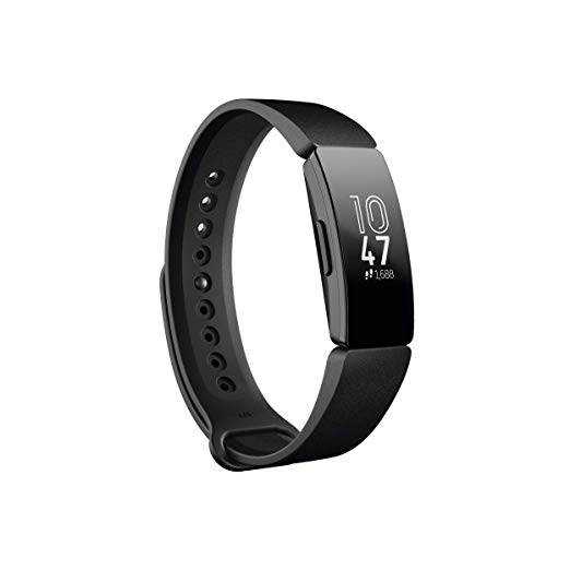 Fitbit Inspire Fitness Tracker, Black, One Size (s & L Bands Included)