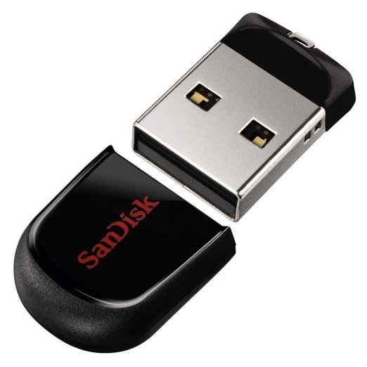 SanDisk Cruzer Fit CZ33 64GB USB 2.0 Low-Profile Flash Drive- SDCZ33-064G-B35