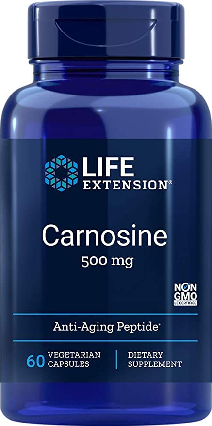 500mg Carnosine 60 Vegetarian Capsules