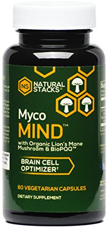 Mental Performance - Natural Stacks MycoMIND Brain Cell Optimizer Capsules (60 Count) - May Boost Memory - Lion’s Mane Mushroom Extract for Mental Clarity - BioPQQ- Extra Antioxidant Boost…