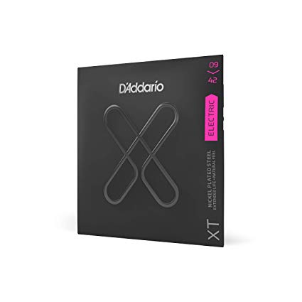 D'Addario XT Nickel Plated Steel Electric Guitar Strings, Super Light (09-42)