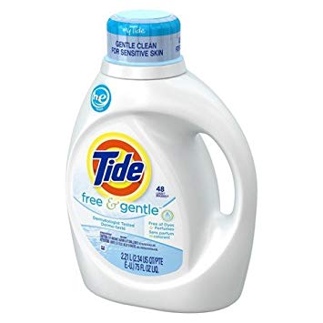 Tide Free & Gentle He Liquid Laundry Detergent 75 Oz