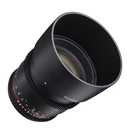 Rokinon Cine DS DS85M-C 85mm T1.5 AS IF UMC Full Frame Cine Lens for Canon EF