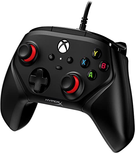 HyperX Clutch Gladiate – Wired Controller for Xbox One, Xbox Series X|S, PC, Officially Licensed by Xbox, Dual Trigger Locks, Programmable Buttons, Dual Rumble Motors