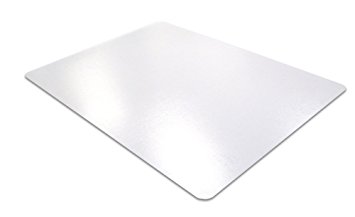 Desktex Polycarbonate Smooth Back Desk Mat, 19" x 24", Rectangular, Clear (FPDE1924R)