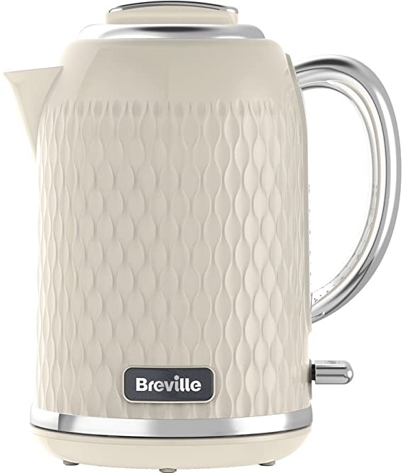 Breville Curve Jug Kettle, 3000 W, 1.7 Litres (Cream)