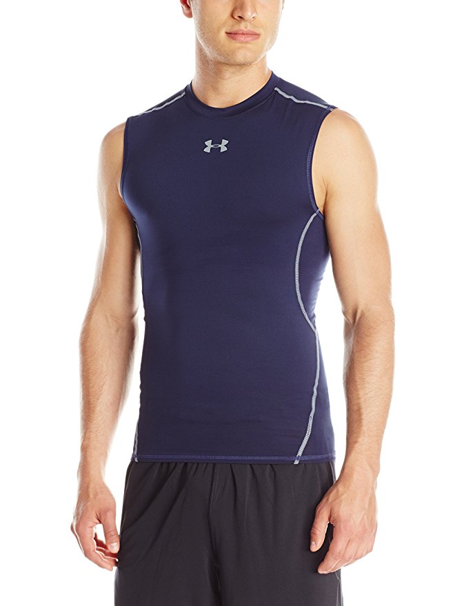 Under Armour Men's HeatGear Armour Sleeveless Compression Shirt