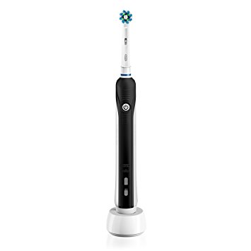 Oral-B Black Pro 1000 Power Rechargeable Electric Toothbrush Powered by Braun