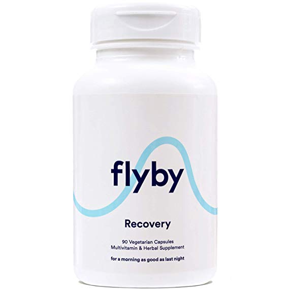 Flyby Hangover Prevention & Recovery Pills (90 Vegetarian Capsules) • Dihydromyricetin (DHM), Organic Milk Thistle, Prickly Pear, N-Acetyl-Cysteine • Made in the USA & No Fillers or Preservatives