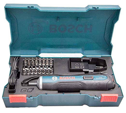 Bosch Go 3.6V Smart Cordless Screwdriver Set 33Bit USB Charging Cable & Adapter