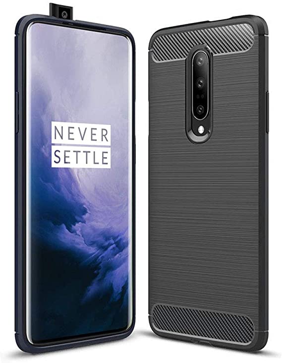 OnePlus 7 Pro Case - Ultra Slim Carbon Fibre Shockproof Bumper Case Cover For OnePlus 7 Pro (OnePlus 7 Pro 6.67")