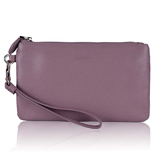 Befen Women's Leather Clutch Wristlet Wallet Wristlet Phone Purse with Card Slots - Fit iPhone 8 Plus