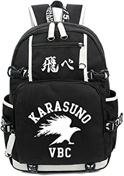 Gumstyle Haikyuu Luminous Backpack Anime Book Bag Casual School Bag