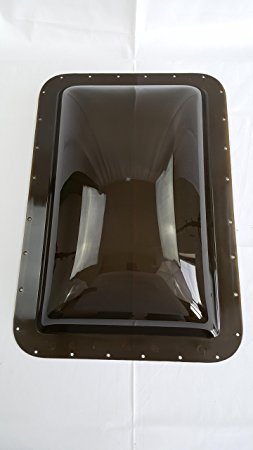 PREMIUM Heavy Duty - 18 x 26 od Trailer New Skylight Plastic Lexan Polycarbonate rv 14 x 22 ID Smoke (Tinted)