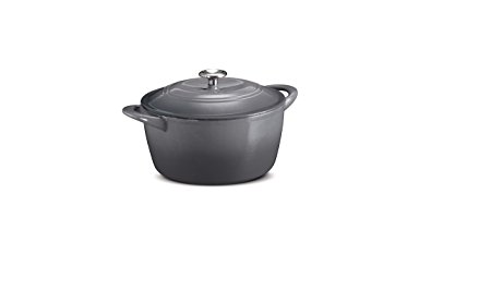 Tramontina 6.5 Qt Enameled Cast Iron Dutch Oven Gray