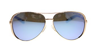 Michael Kors MK5004 Chelsea Polarized Sunglasses Rose Gold w/Purple Mirror (1003/22) MK 5004 100322 59mm Authentic