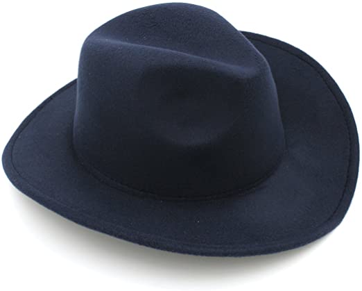 Elee Kids Boys Girls Felt Cowboy Hat Wool Blend Children Western Cowgirl Cap