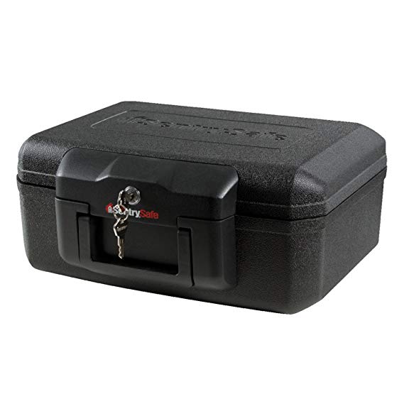 SentrySafe Fire Safe, Fire Resistant Chest, 0.18 Cubic Feet, Small, 1200