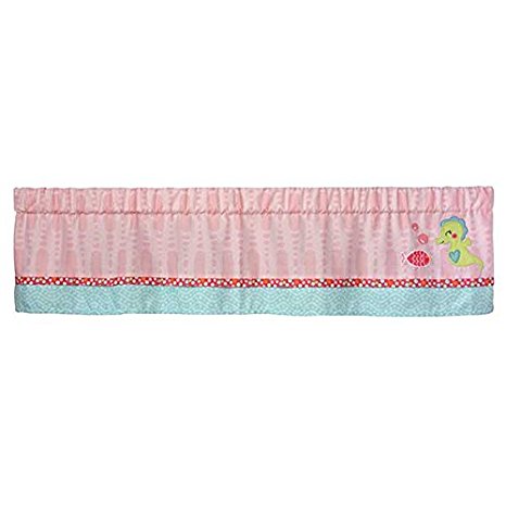 Carter's Sea Collection Window Valance, Pink/Blue/Turquoise