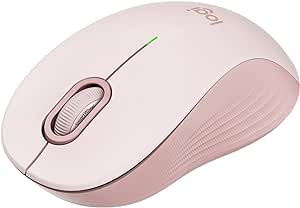 Logitech Signature M550 Wireless Mouse - For Small to Medium Sized Hands, 2-Year Battery, Silent Clicks, Bluetooth, Multi-Device Compatibility - Rose