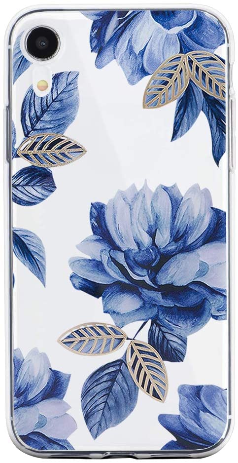 Floral for iPhone XR Case Flowers,iPhone XR Case,Cute Flower for Girls/Women Slim Soft Silicone TPU Phone case :vl (3)
